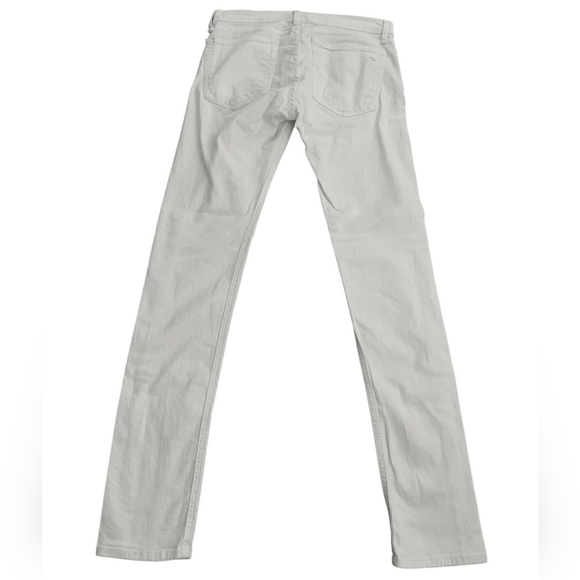 Rag & Bone The Dre Slim Boyfriend White Jeans 26 - Picture 2 of 9